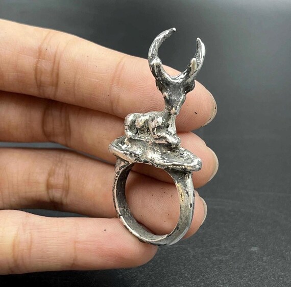 Wonderful Ancient Beautiful solid Silver Roman Ri… - image 2