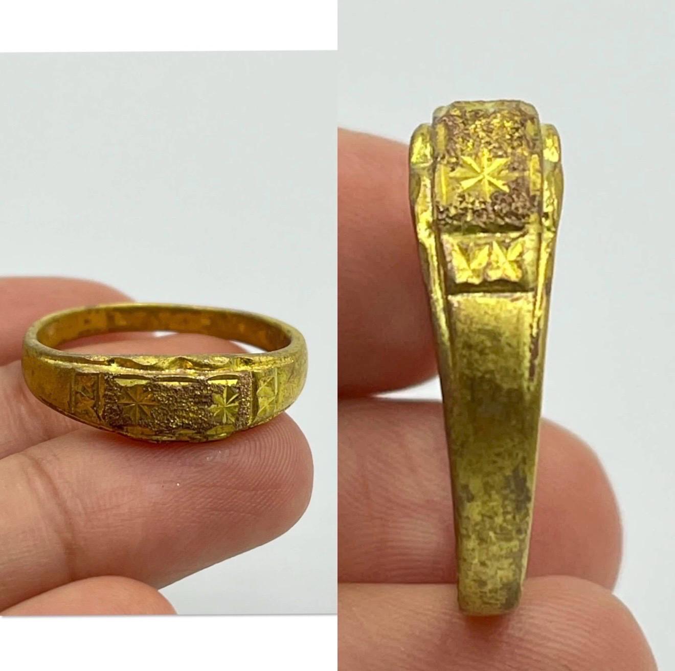 22k Gold Ring Vintage - Etsy