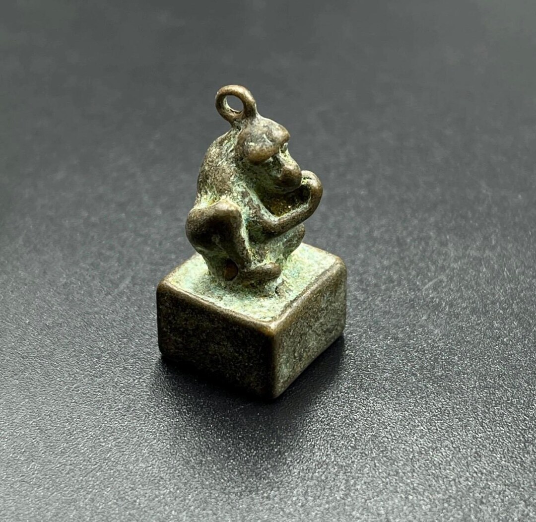 Super Rare Ancient Roman Bronze Hare/ Monkey Seal Stamp Statue - Etsy
