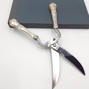 Vintage Web Sterling Silver Handle Grape Shears by the Webster Silver Company. - 1930's - Italy