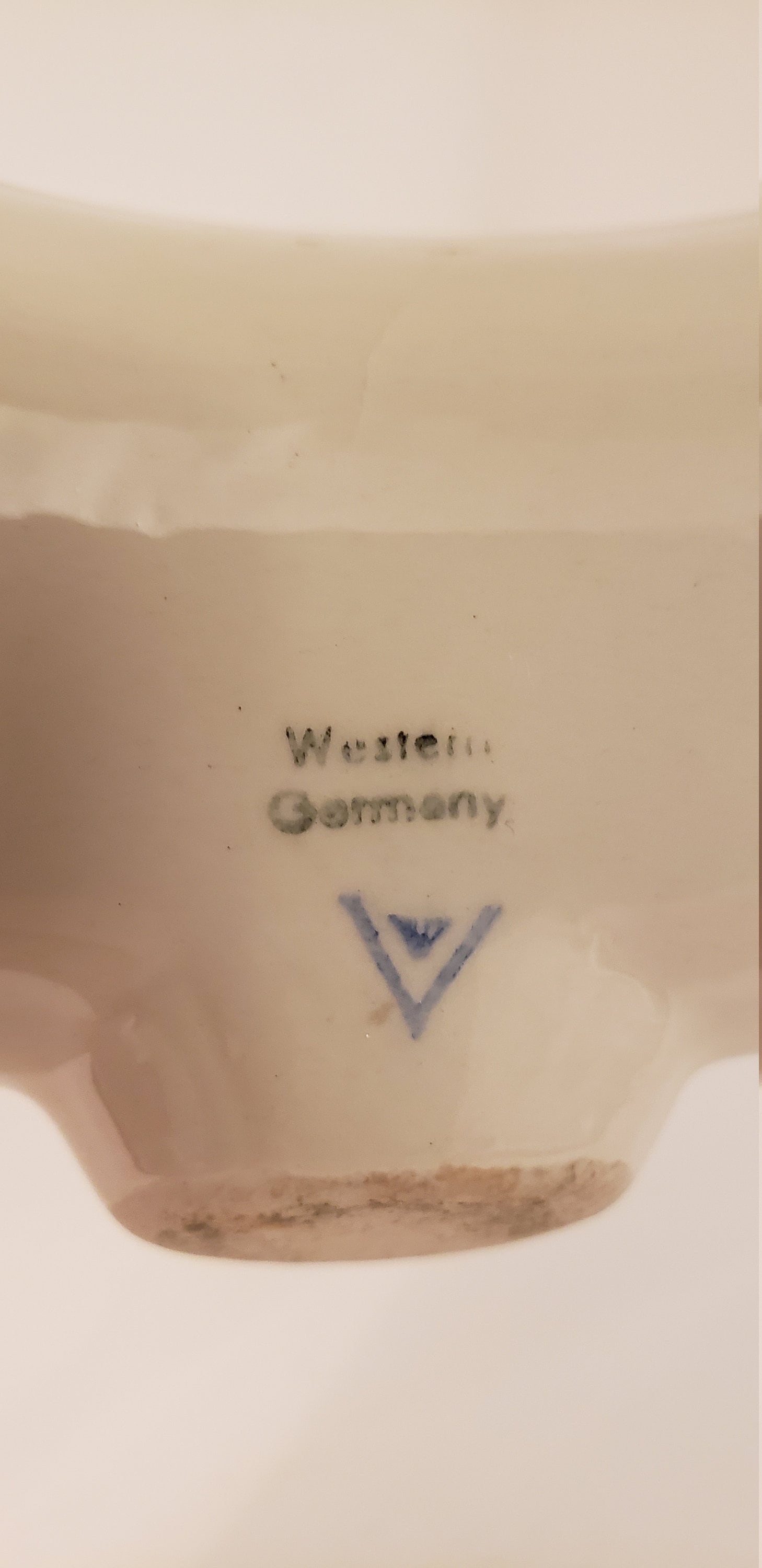 Vintage Goebel Hummel White Flower Frog Vase Centerpiece Etsy