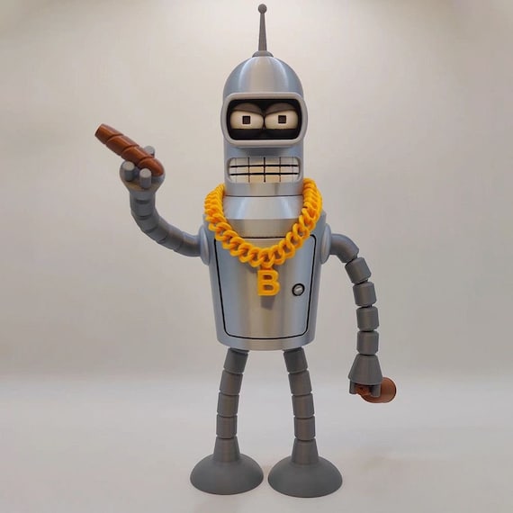 3D Printed Futurama Figures Bender and Fry Etsy Canada
