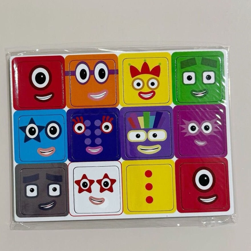 Numberblocks Acrylic Fridge Magnets: Educational Learning, Fun