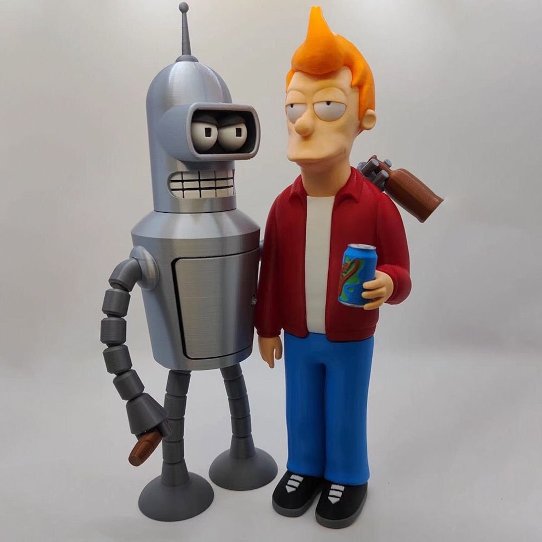 フューチュラマ ベンダー フィギュア 3D プリントされたフューチュラマ フィギュア - ベンダー アンド