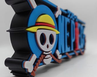 3D Printed One Piece Anime Title Logo - Etsy