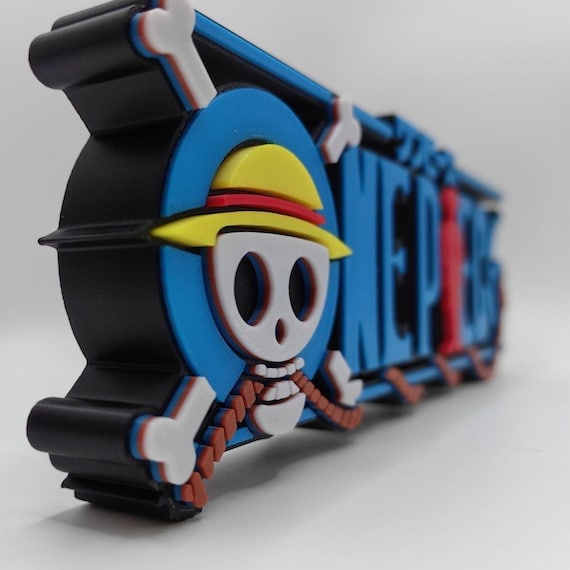 3D Printed One Piece Anime Title Logo - Etsy 3D Printed One Piece Anime Title Logo - Etsy