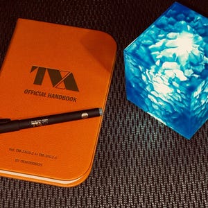 TVA Handbook Replica, Loki-Inspired Time Variance Authority Prop TVA NoteBook