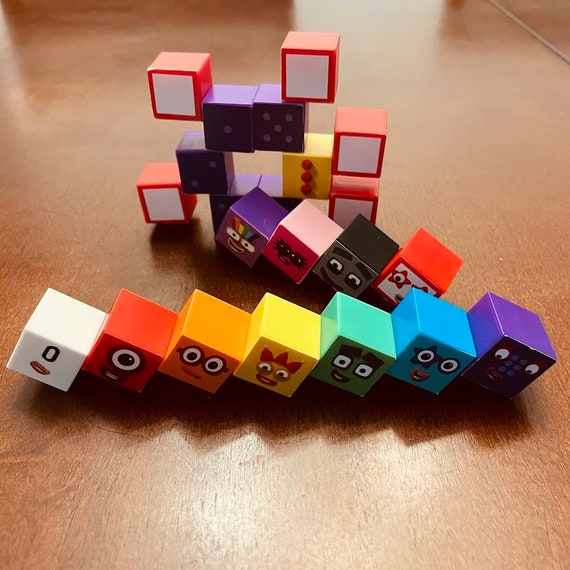 Numberblocks Set (0-20, Full Set, 131 Pcs, Shared 10s