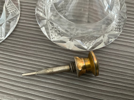 RARE ! Fabulous Art Deco Crystal Two Piece Perfum… - image 5