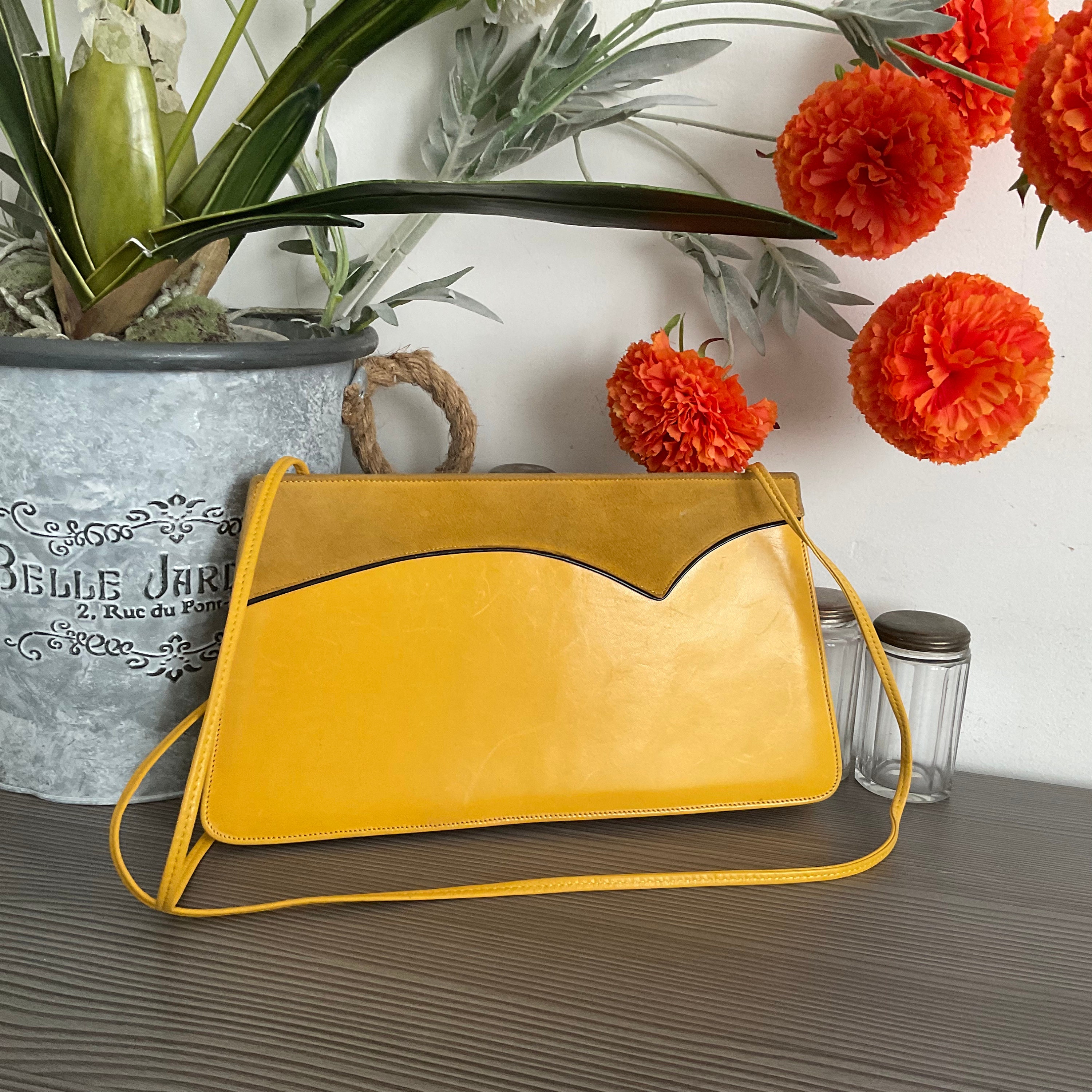 Leather Clutch Jacques Vert Clutch Bag Stylish JACQUES VERT