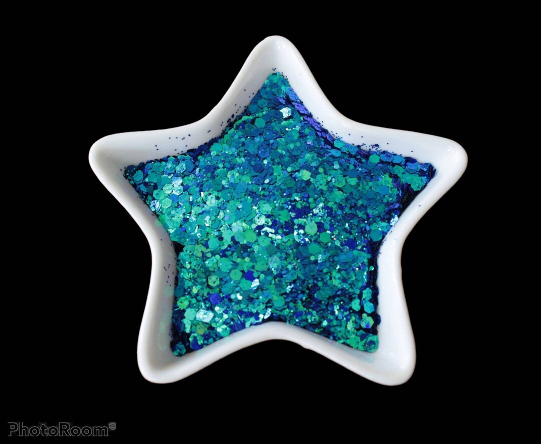 Teal Color Change Glitter, Chameleon Color Shift Glitter, Nail Art Gift