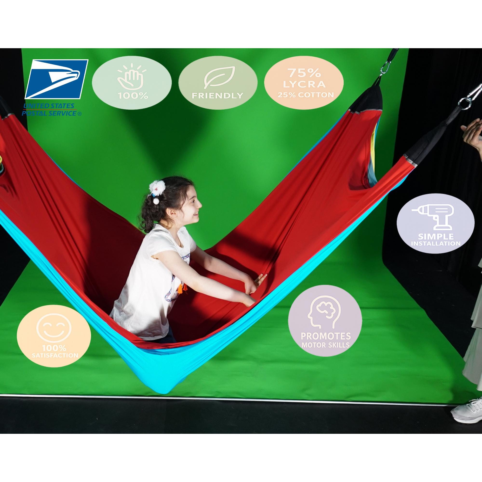 Amaca Altalena Con Cuscino Per Bambini Interno Esterno 70x150 Cm – Acquista Su Giordano Shop - Foto 7