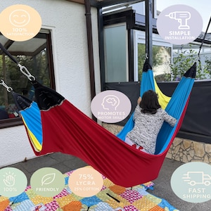 Lernmittel, Acrobat Swing, Sensorische Therapie Für Kinder, Hängematte, Schulschaukeln, Erwachsene Unterhaltung, Montessori, Yoga, Outdoor drinnen