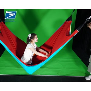 Acrobat Swing, sensorische Therapie für Kinder, Hängematte, Schulschaukeln, Lernmittel, Erwachsenenunterhaltung, Montessori, Yoga, Outdoor Indoors