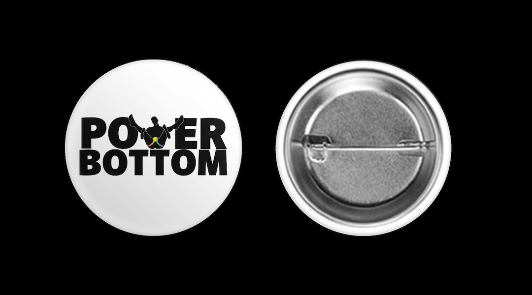 Power Bottom Button | LGBTQ Pride | Funny Pins - Etsy