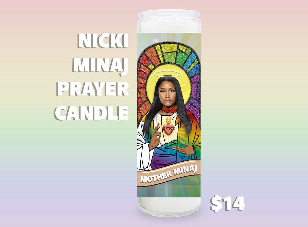 Nicki Minaj Prayer Candle Etsy