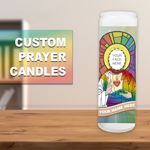 Custom Prayer Candle | Funny Gifts | Gag Gifts | White Elephant