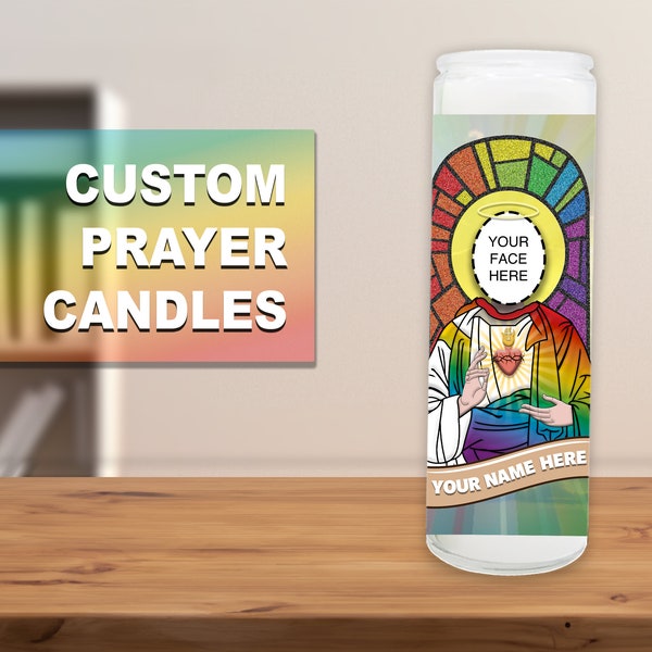 Custom Prayer Candle | Funny Gifts | Gag Gifts | White Elephant