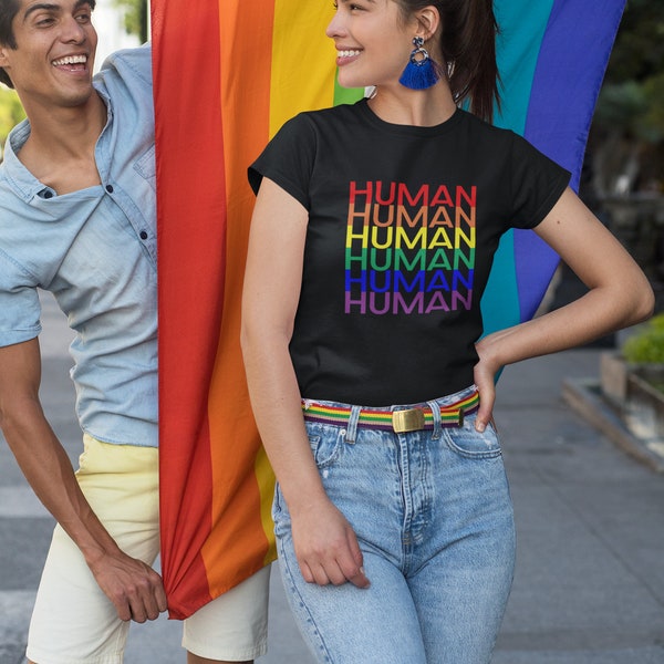 HUMAN T-Shirt | Pride T-shirt | LGBTQ Clothing