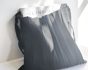 Minimalist Large Black Tote Bag for Women – Chic Daily Shoulder Bag, Travel, Work, School, Grocery Tote
