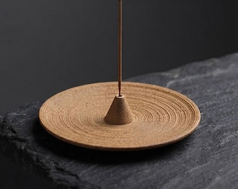 MADE TO ORDER - Karesansui Ceramic Incense Holder, Japanese Incense Burner, Minimalist Home Decor, Meditation Incense Holder, Gift for Home