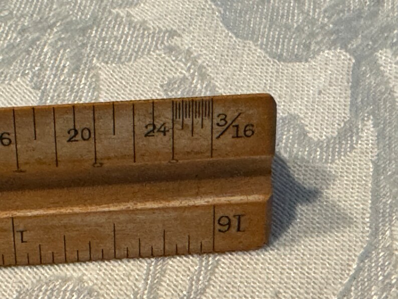 Vintage Architects 3-sided Wooden Ruler - Etsy