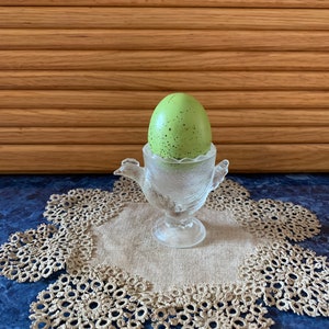 Vintage Pressed Glass Egg Cup