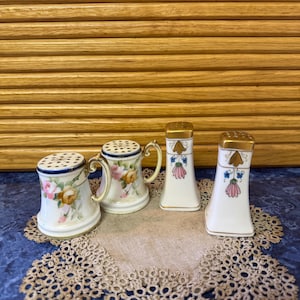 Vintage Salt and Pepper Shakers-Two sets