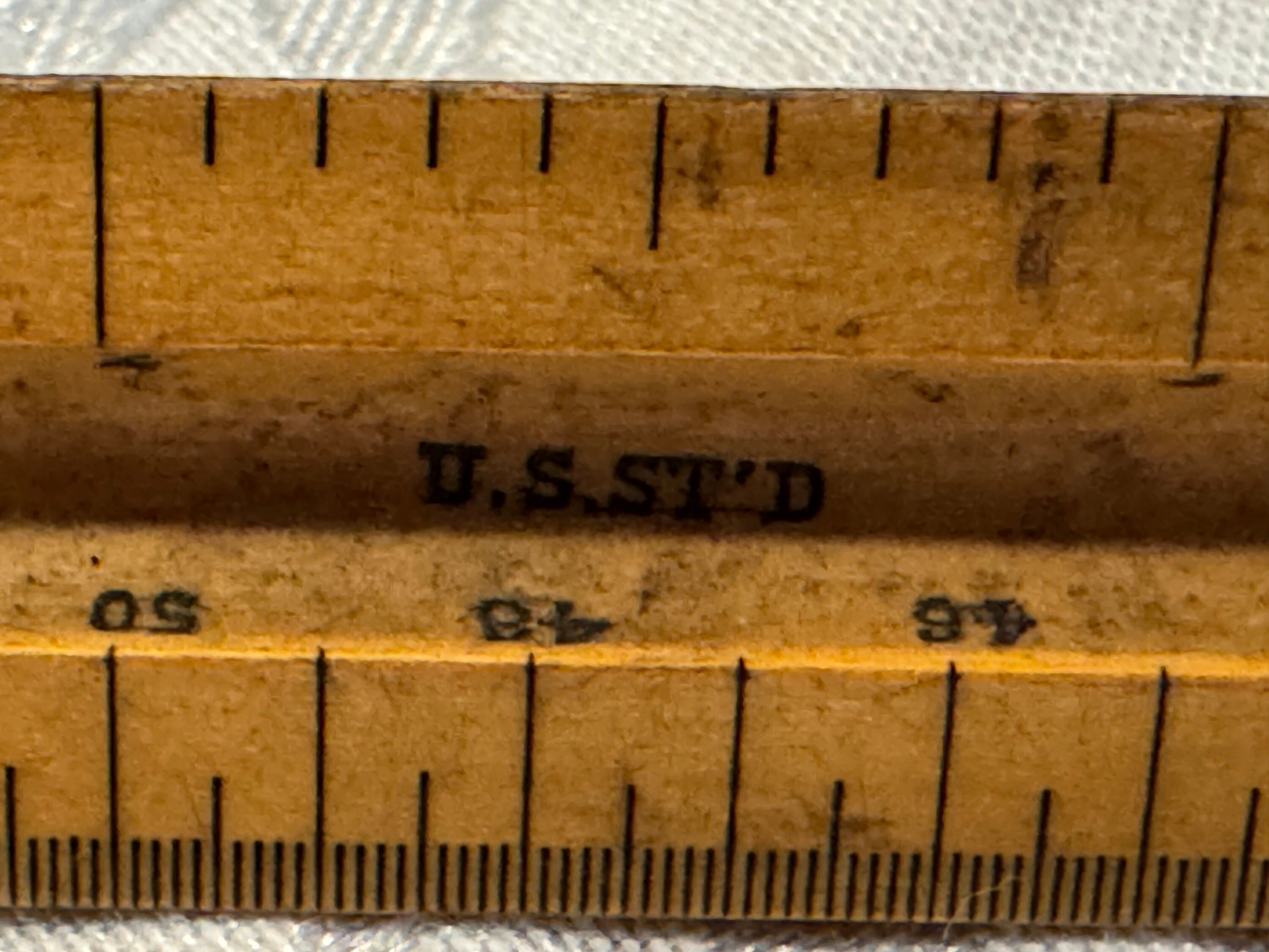 Vintage Architects 3-sided Wooden Ruler - Etsy