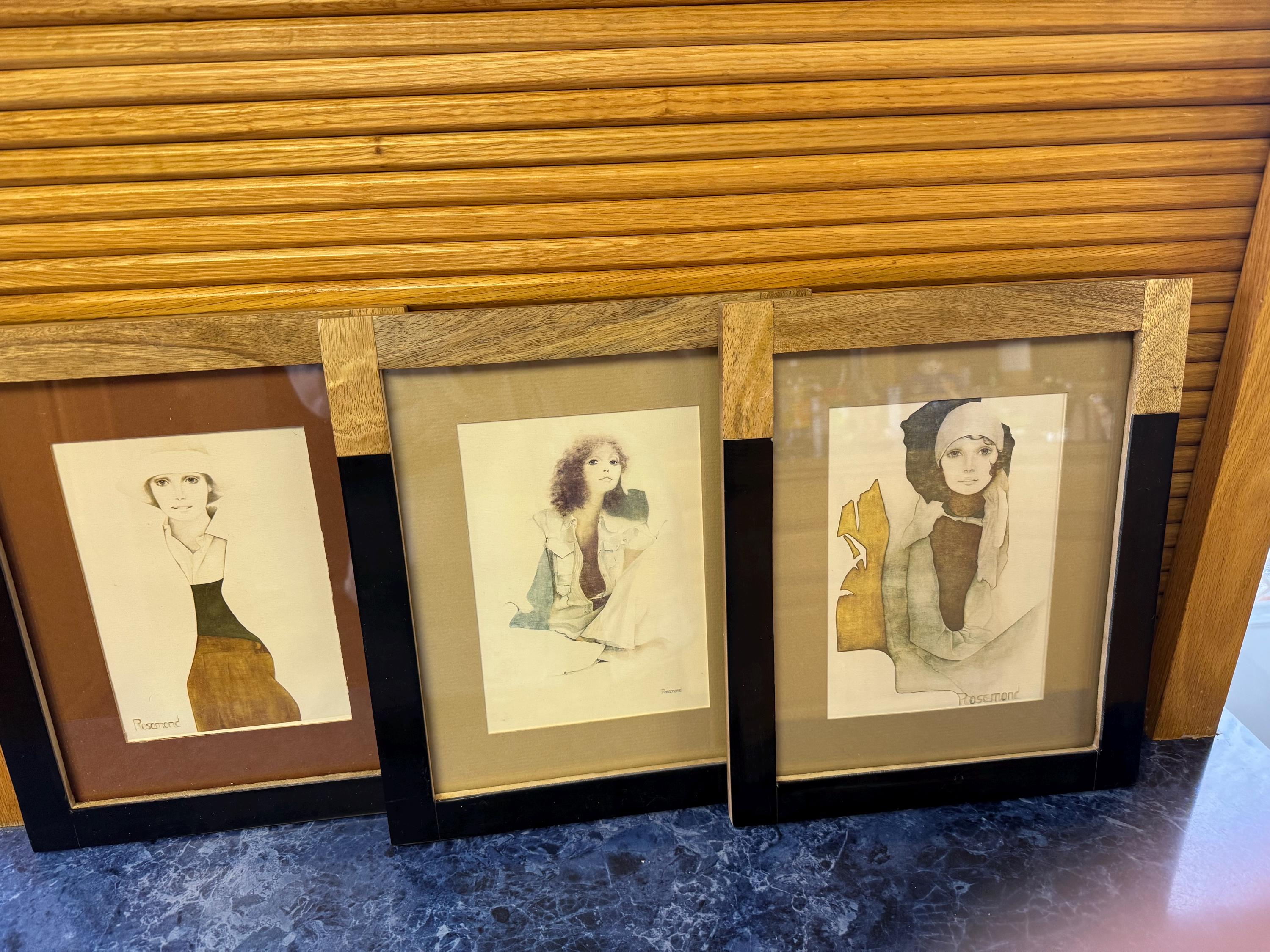 クリスティンロザモンド 直筆サイン アメリカ アンティーク 壁掛け　絵画 クリスティンロザモンド 直筆サイン アメリカ アンティーク