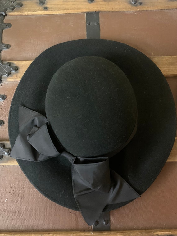 Geo. W. Bollman wide brim wool hat Vintage Wide Brim Geo W Bollman Women main image 3