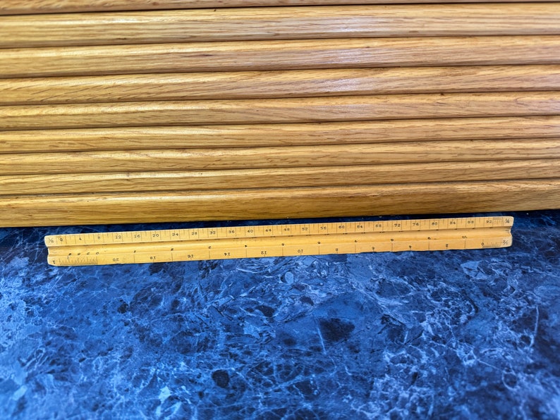 Vintage Triangular Architects Ruler - Etsy