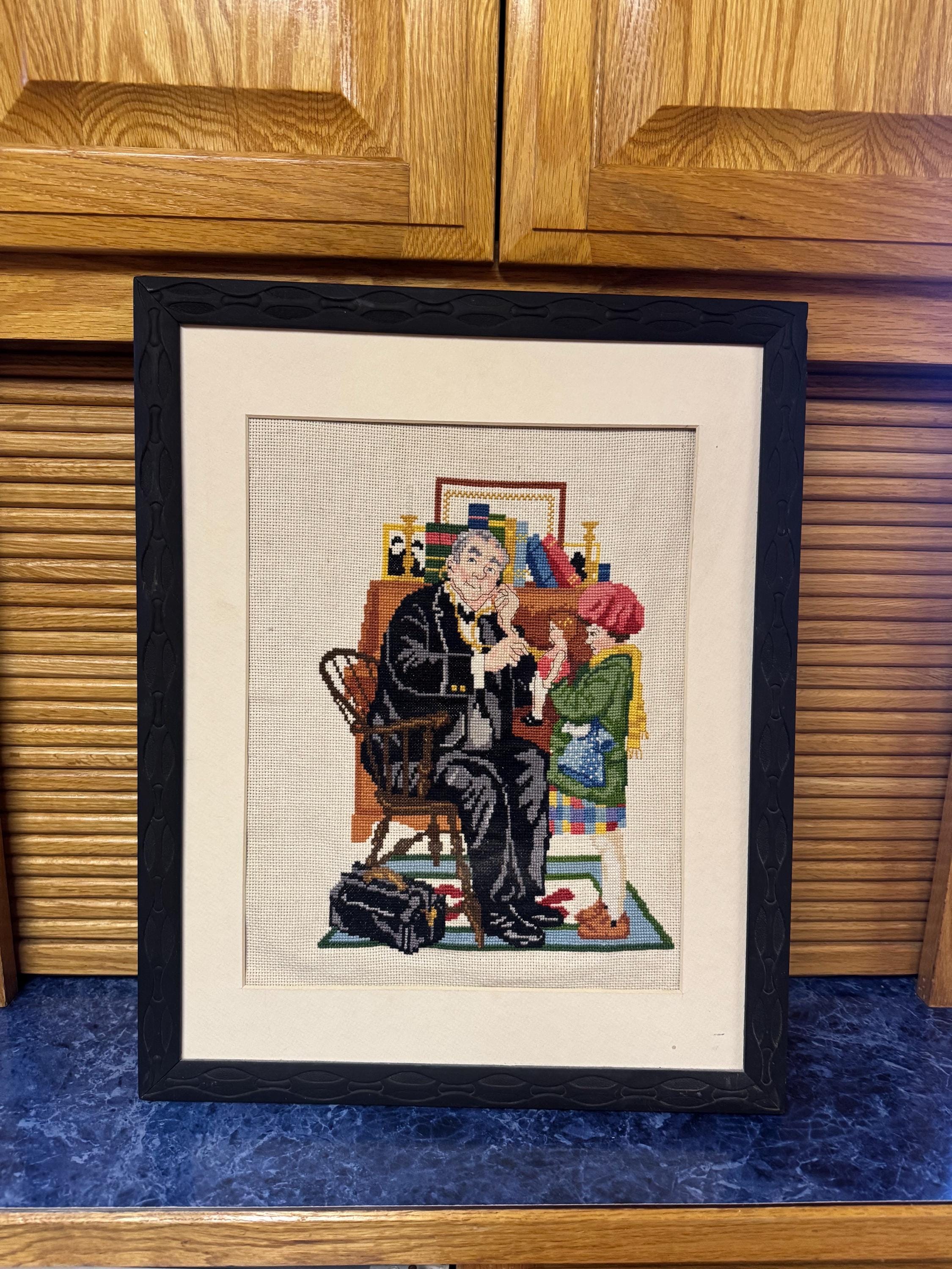 Norman Rockwell Crewel Kits - Etsy, image size:2250x3000