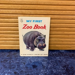 Vintage Junior Elf Book-My First Zoo Book