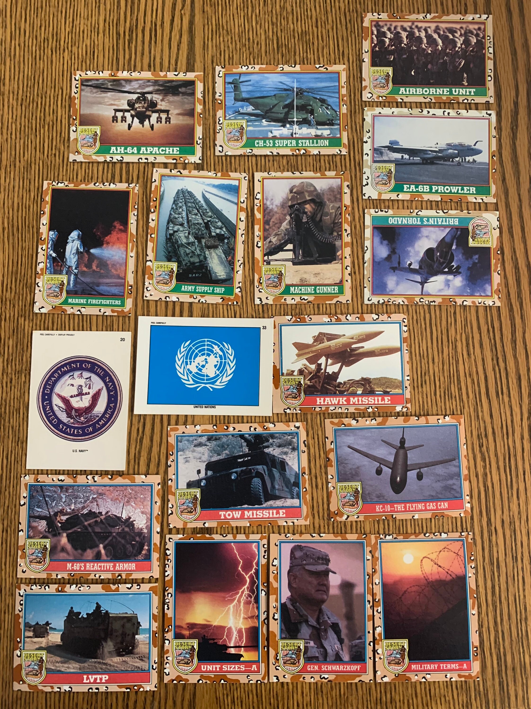 rare desert storm cards Amazon.com: Topps Desert Storm Coalition for Peace Trading Cards Box main image 1