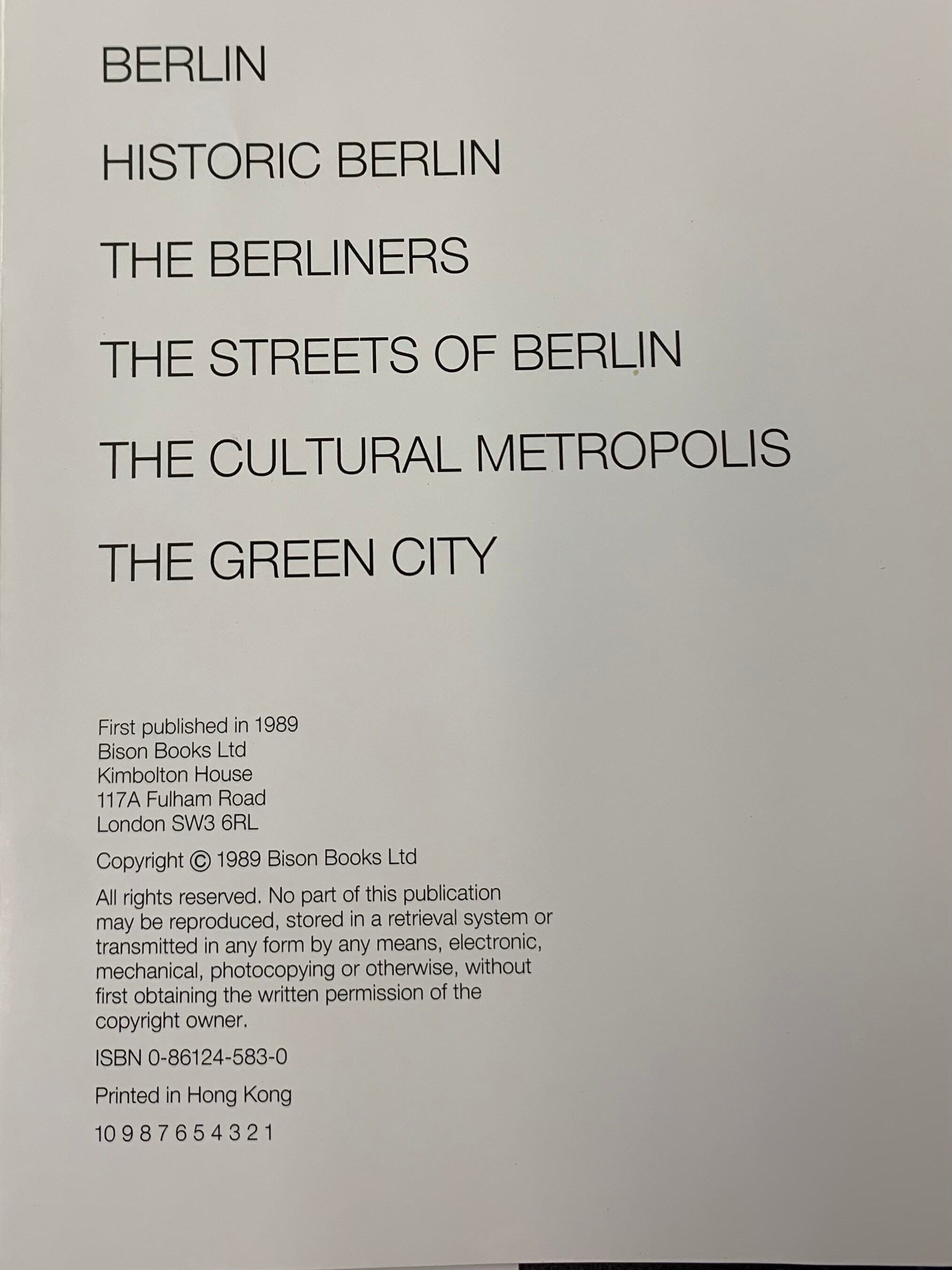 Berlin Berlin Gallery Books Schneider， Gunter Gallery Books