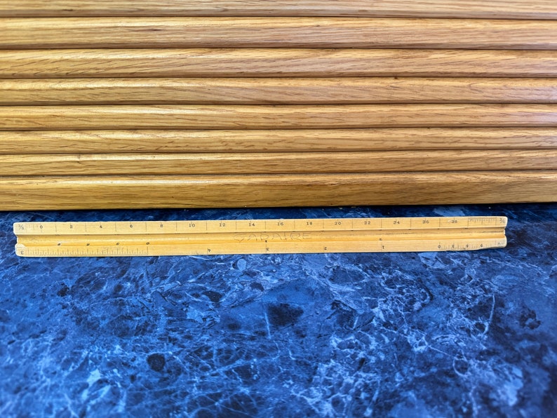 Vintage Triangular Architects Ruler - Etsy