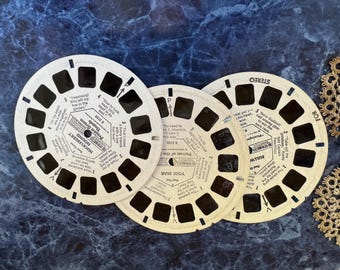 Vintage Sets of Three View Master Reels-Choice