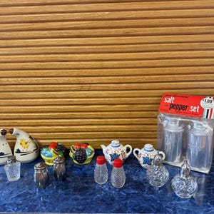Vintage Salt and Pepper Shakers-Choice