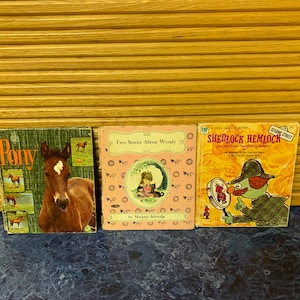 Vintage Tell-A-Tale Books Set of Three
