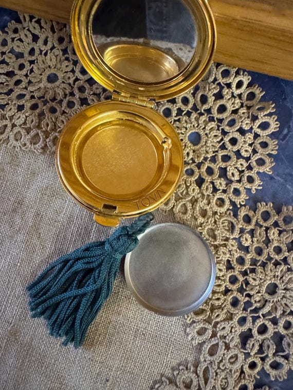 Vintage Tova Solid Perfume Compact - image 4