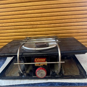 Vintage Coleman Picnic LP Has Stove-Camping