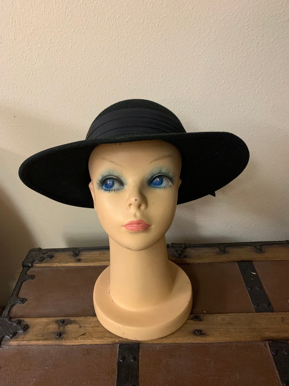 Vintage Wide Brim Geo W Bollman Women’s Hat