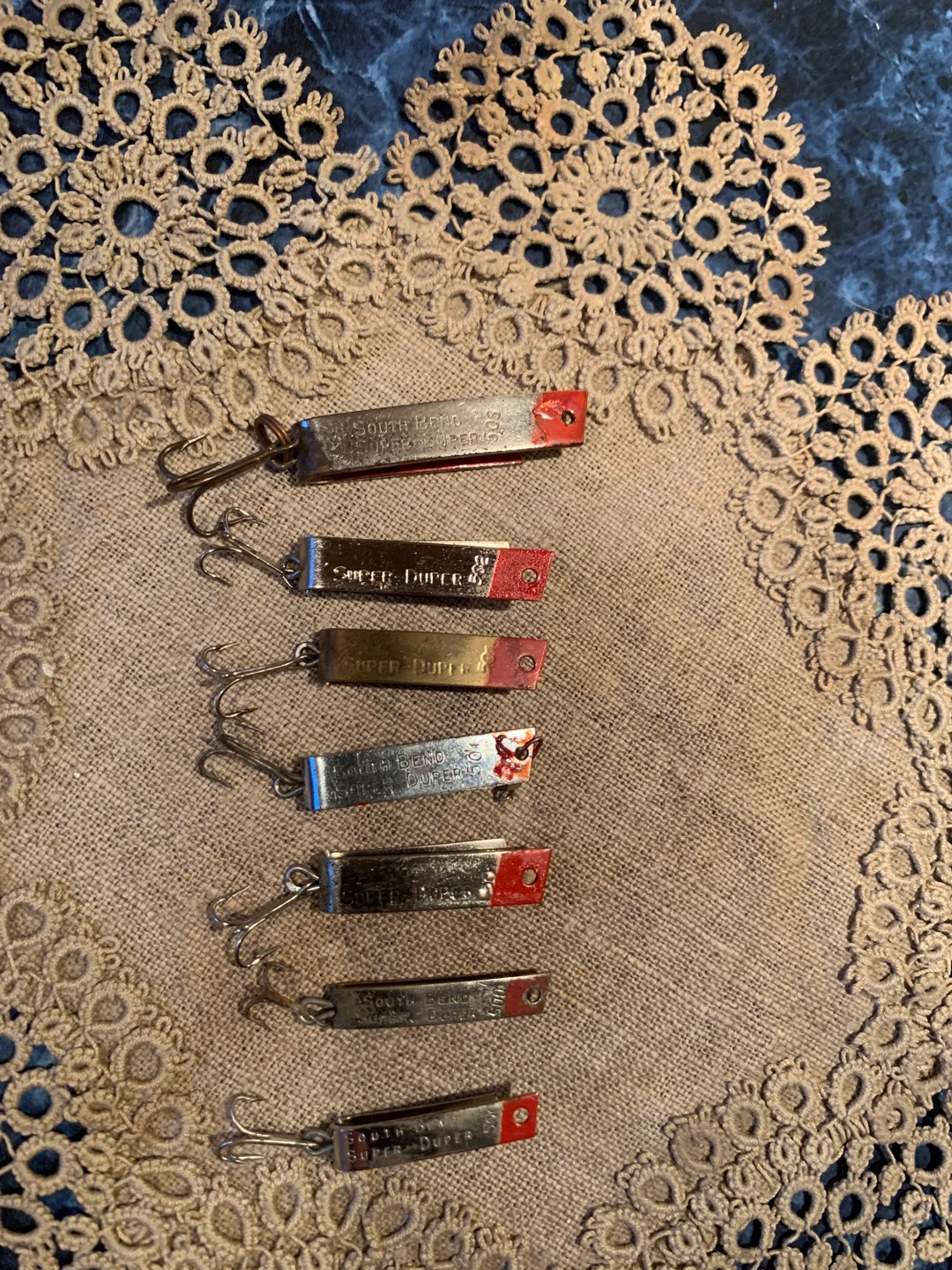 Vintage Lures Super Duper Set of South Bend Super Duperslot Etsy