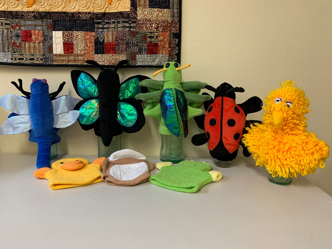 Lot of 8 Vintage Hand/glove Puppets Etsy