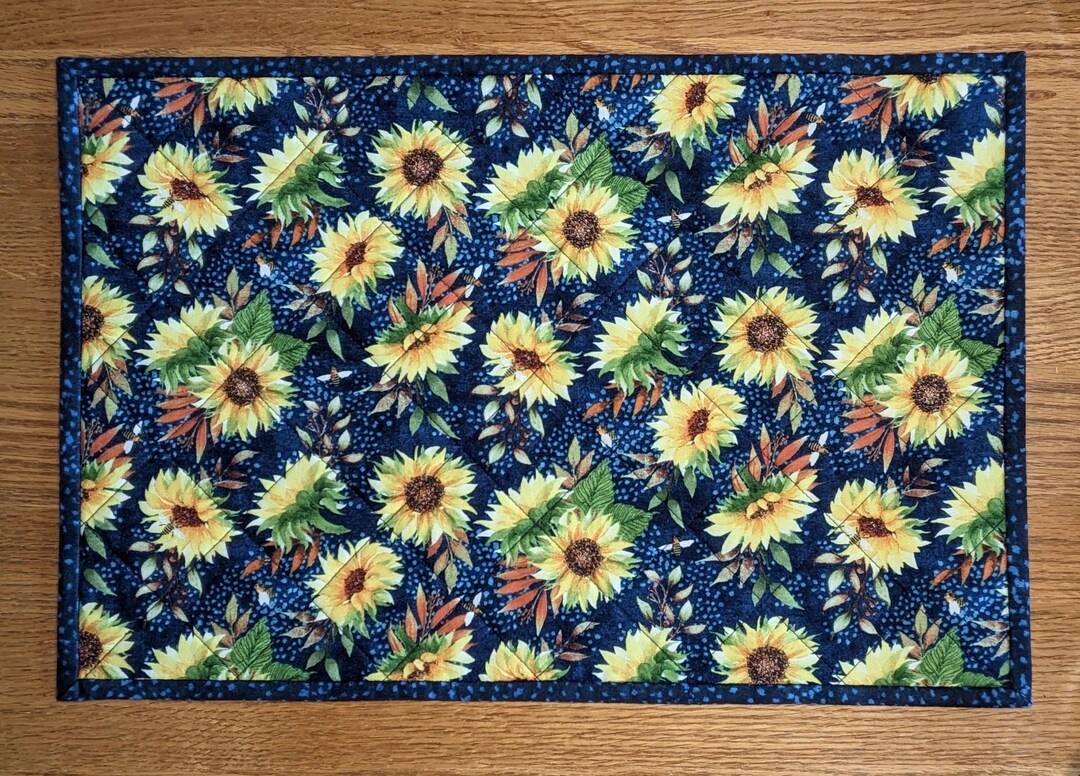 Set of 4 Quilted Placemats Fall Placemats Autumn Placemats Etsy