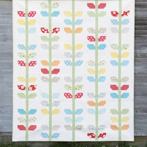 Fun Quilt Pattern - Morning Glory Quilt Pattern by Cluck Cluck Sew