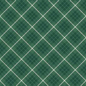 Holiday Fabric - Plaid Fabric - Cotton Quilting Fabric: Old Fashioned Christmas Fabric - Tartan Forest - Riley Blake Designs