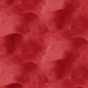 Red Texture Fabric - Red Blender Fabric - Watercolor Fabric - Cotton Quilting Fabric:  Watercolor Texture Red - Wilmington Prints