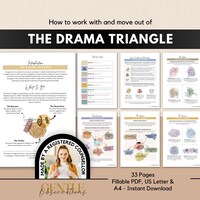 Drama Triangle Worksheet.pdf Drama Triangle Workbook for Relationship Couples Counseling ...